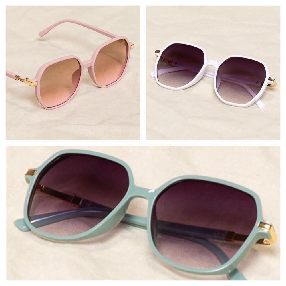 POL White Trendy Oversized Fashion Sunnies